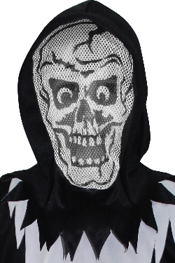 CAPPUCCIO HALLOWEEN HORROR SCHELETRO